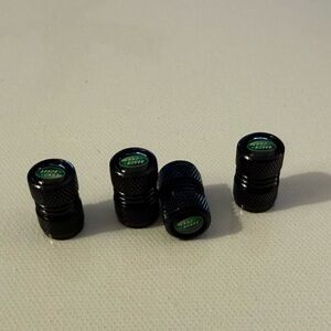 Land Rover Valve Stem Caps in Black Set of 4 NWT